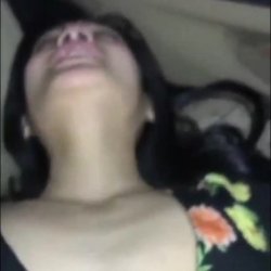 Horny asian teen car sex